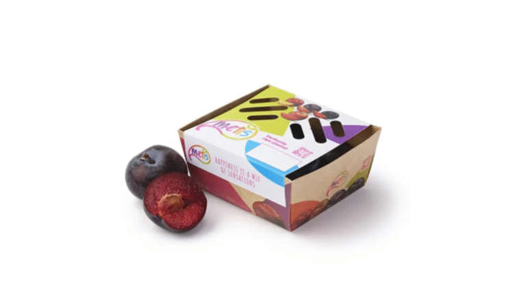 Metis® plums debut new LinerlessLid punnet packaging by Coveris in Tesco Metis® plums debut new LinerlessLid punnet packaging by Coveris in Tesco _packaging